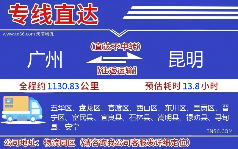 廣州到昆明物流公司 廣州到昆明物流公司